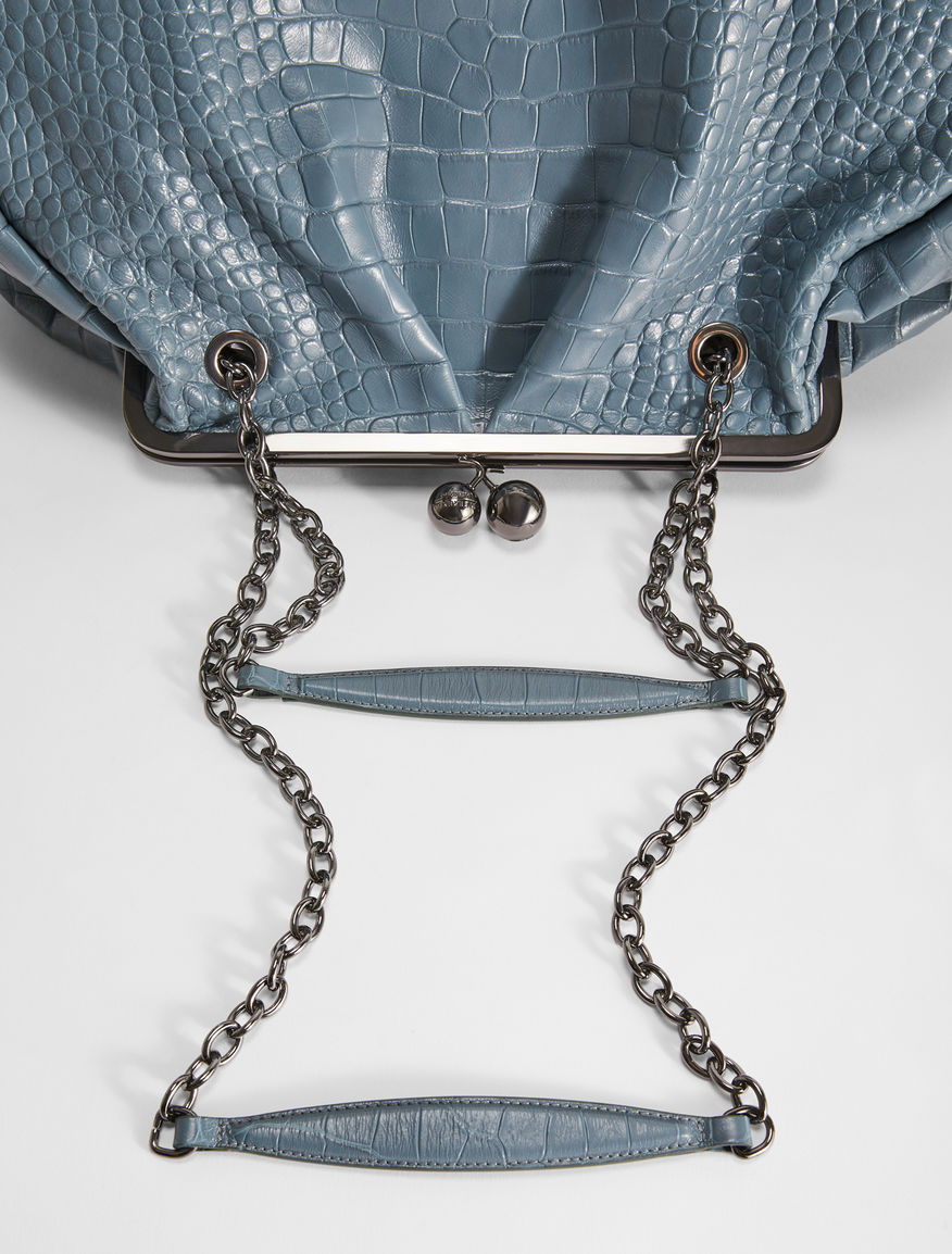 Large croc-print leather Pasticcino Bag Weekend Maxmara Large croc-print leather Pasticcino Bag Weekend Maxmara