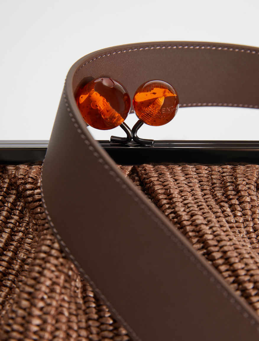 Pasticcino Bag large in rafia Weekend Maxmara Pasticcino Bag large in rafia Weekend Maxmara