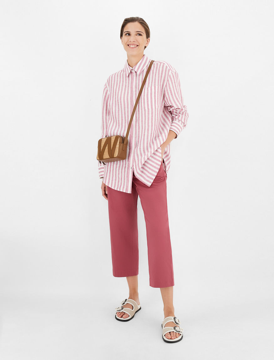 Straw effect canvas camera bag Weekend Maxmara Straw effect canvas camera bag Weekend Maxmara