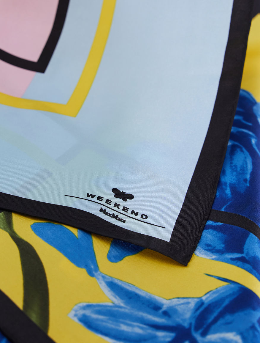 Silk twill scarf Weekend Maxmara Silk twill scarf Weekend Maxmara