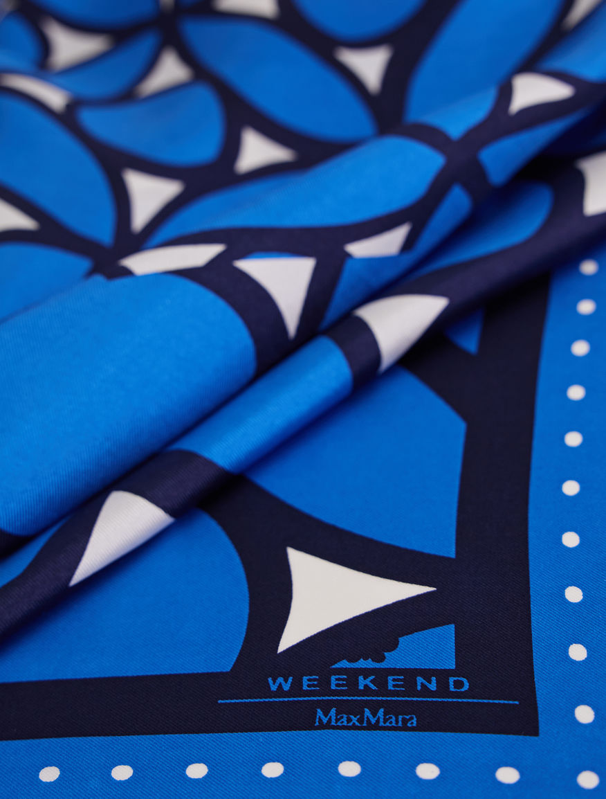 Silk twill scarf Weekend Maxmara Silk twill scarf Weekend Maxmara