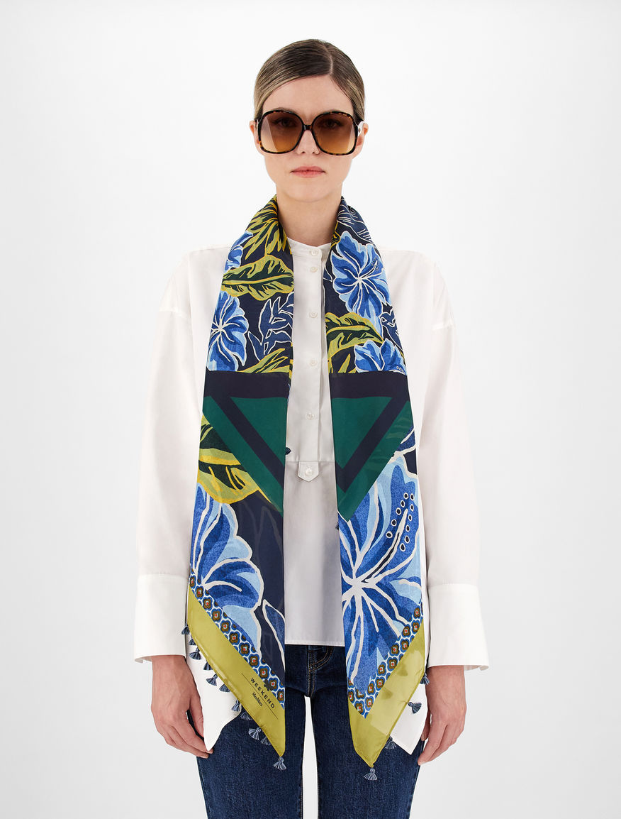 Silk yarn shawl Weekend Maxmara Silk yarn shawl Weekend Maxmara