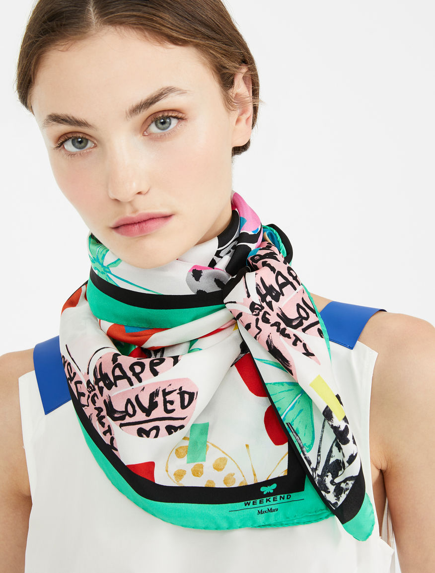 Flutterflies scarf Weekend Maxmara Flutterflies scarf Weekend Maxmara
