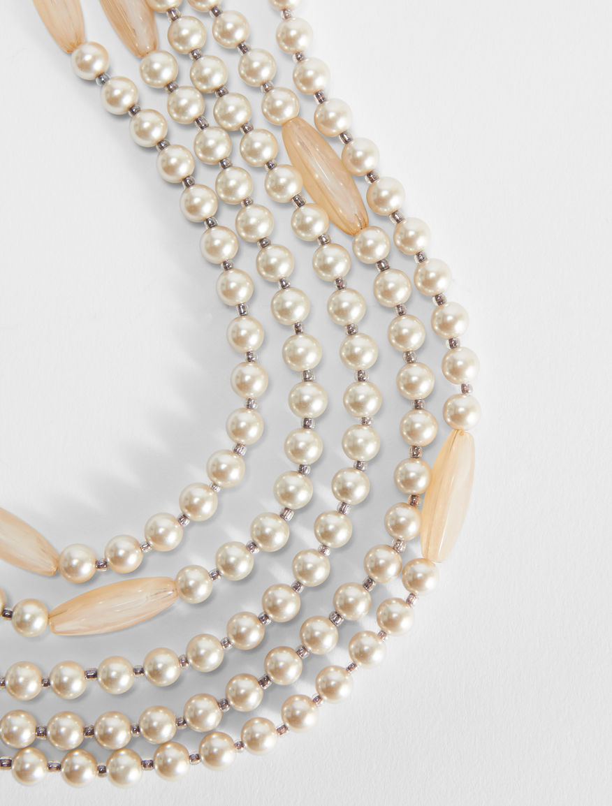 Multi-strand necklace with bead details Weekend Maxmara Multi-strand necklace with bead details Weekend Maxmara