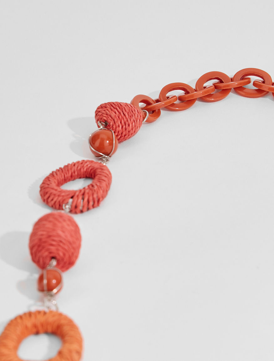 Rope and straw necklace Weekend Maxmara Rope and straw necklace Weekend Maxmara