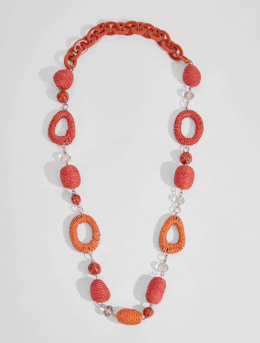Rope and straw necklace Weekend Maxmara Rope and straw necklace Weekend Maxmara