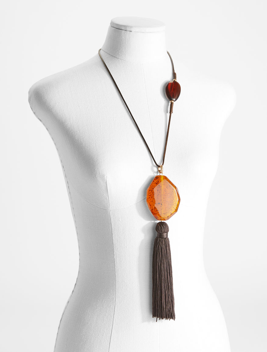 Necklace with maxi tassel pendant Weekend Maxmara Necklace with maxi tassel pendant Weekend Maxmara
