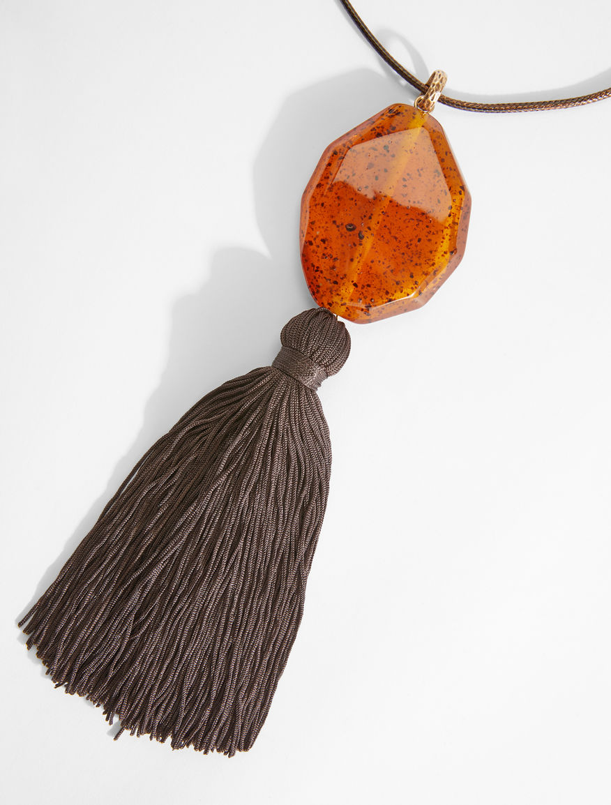 Necklace with maxi tassel pendant Weekend Maxmara Necklace with maxi tassel pendant Weekend Maxmara