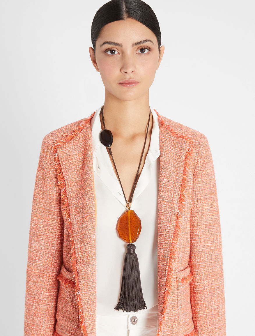 Necklace with maxi tassel pendant Weekend Maxmara Necklace with maxi tassel pendant Weekend Maxmara