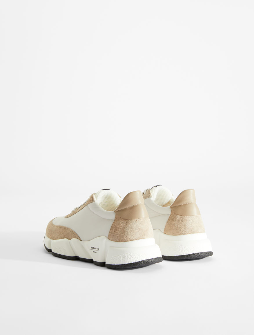 Leather, mesh and suede sneakers Weekend Maxmara Leather, mesh and suede sneakers Weekend Maxmara