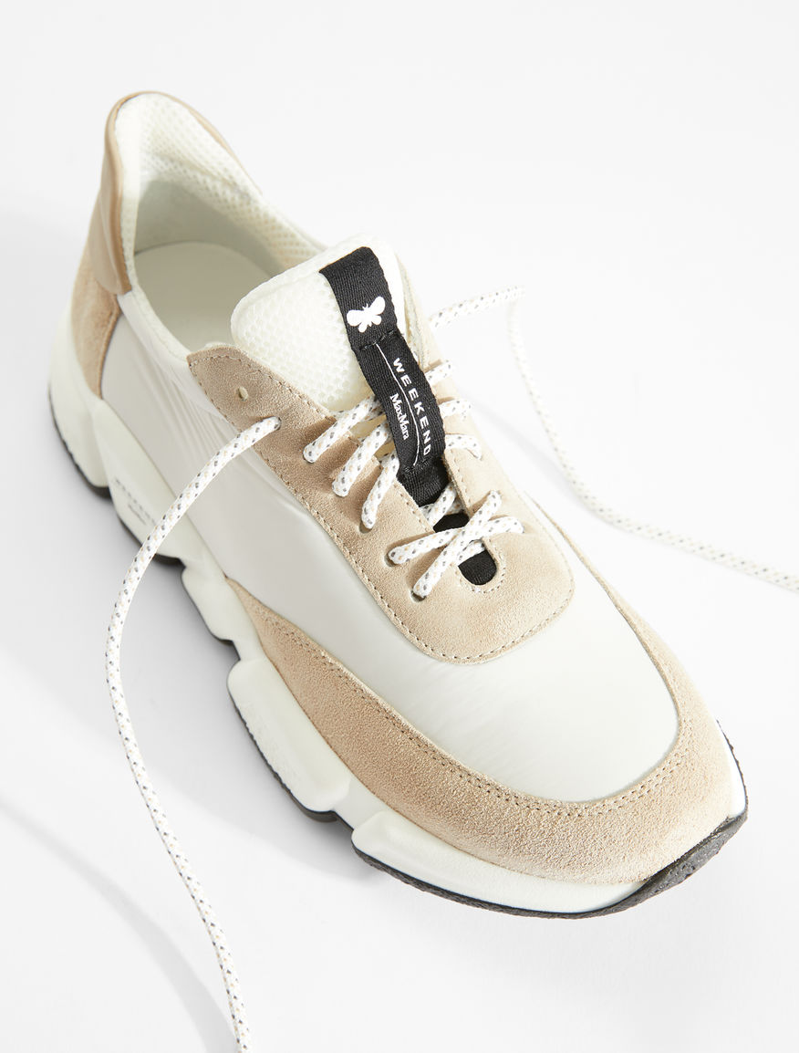 Leather, mesh and suede sneakers Weekend Maxmara Leather, mesh and suede sneakers Weekend Maxmara