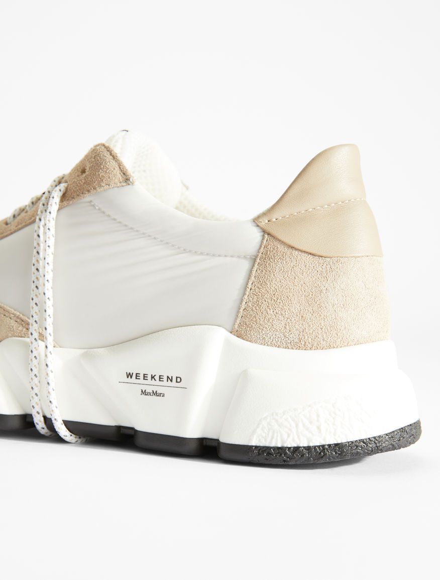 Leather, mesh and suede sneakers Weekend Maxmara Leather, mesh and suede sneakers Weekend Maxmara