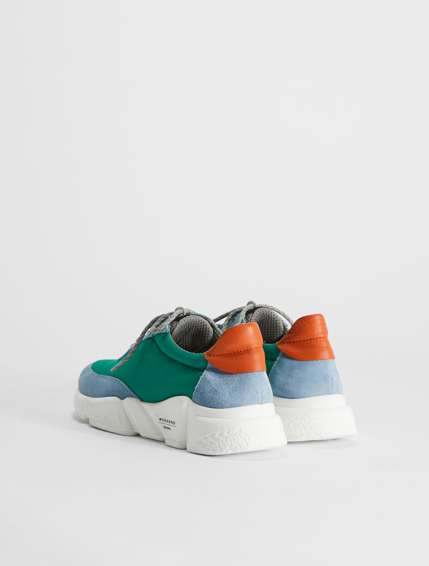 Leather, mesh and suede sneakers Weekend Maxmara Leather, mesh and suede sneakers Weekend Maxmara