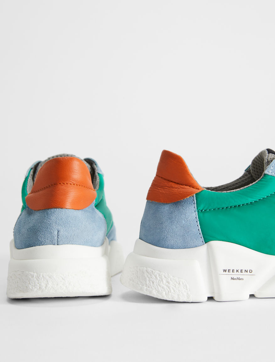 Leather, mesh and suede sneakers Weekend Maxmara Leather, mesh and suede sneakers Weekend Maxmara