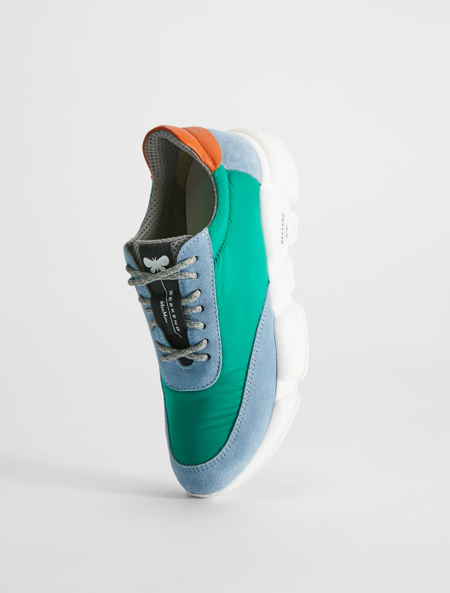 Leather, mesh and suede sneakers Weekend Maxmara Leather, mesh and suede sneakers Weekend Maxmara