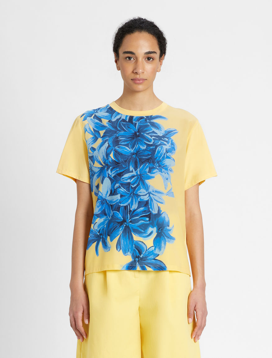 Silk crepe de chine T-shirt Weekend Maxmara Silk crepe de chine T-shirt Weekend Maxmara