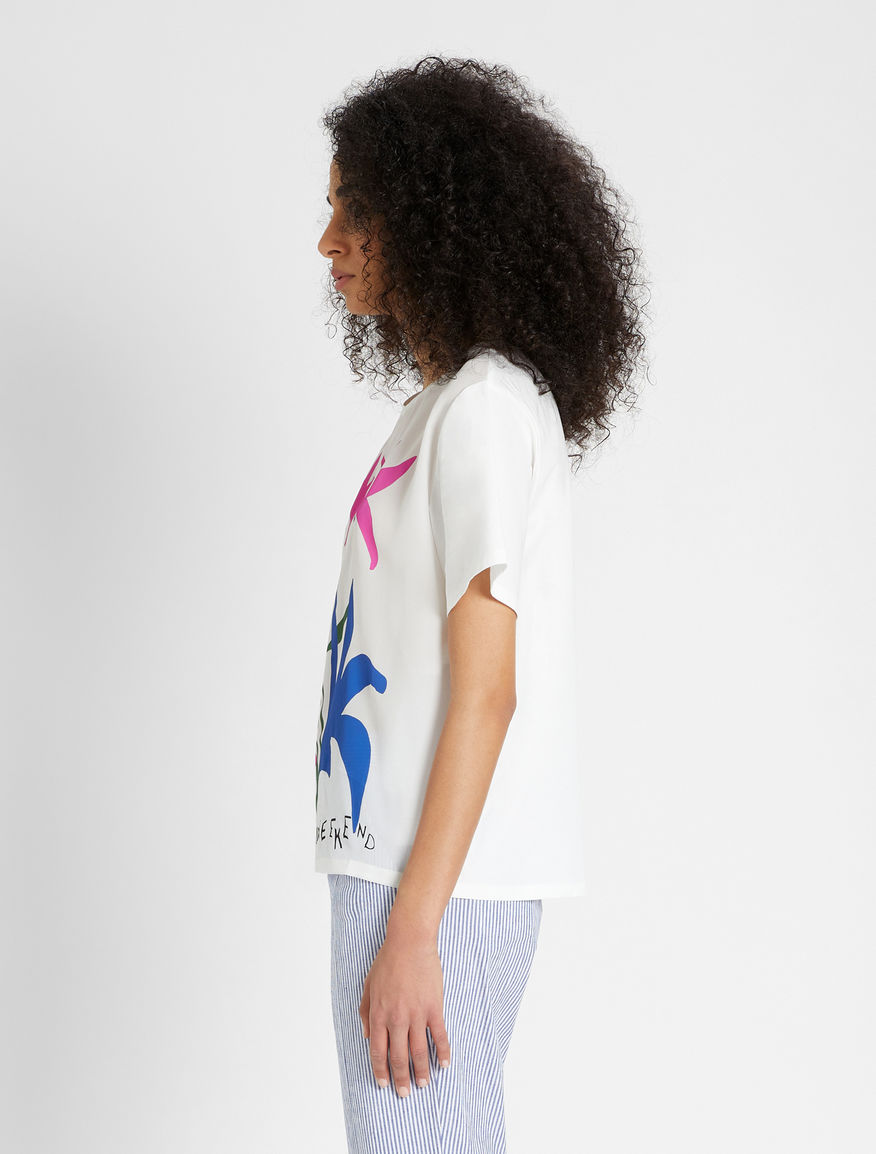 Silk crepe de chine T-shirt Weekend Maxmara Silk crepe de chine T-shirt Weekend Maxmara