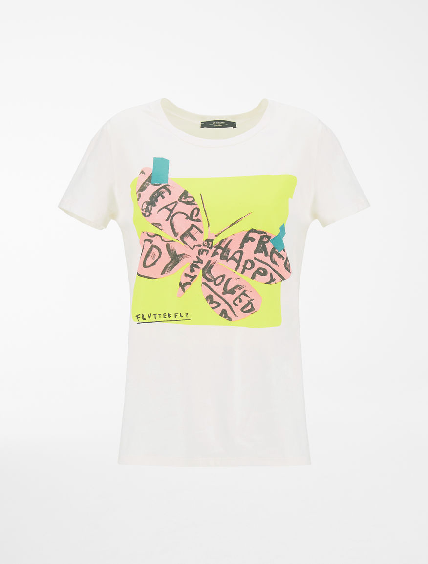 Flutterflies T-shirt Weekend Maxmara Flutterflies T-shirt Weekend Maxmara