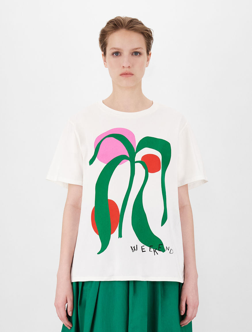Cotton jersey T-shirt Weekend Maxmara Cotton jersey T-shirt Weekend Maxmara