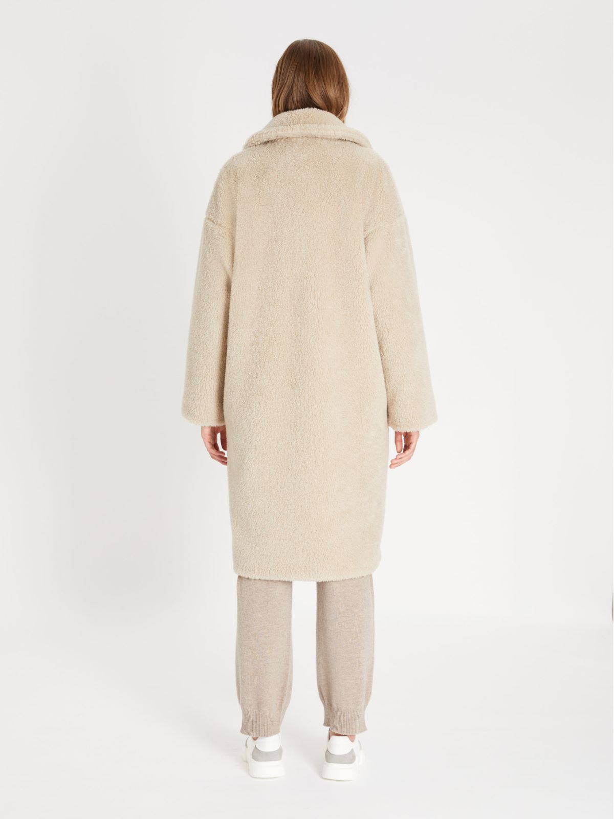Fur-look wool-blend coat Weekend Maxmara