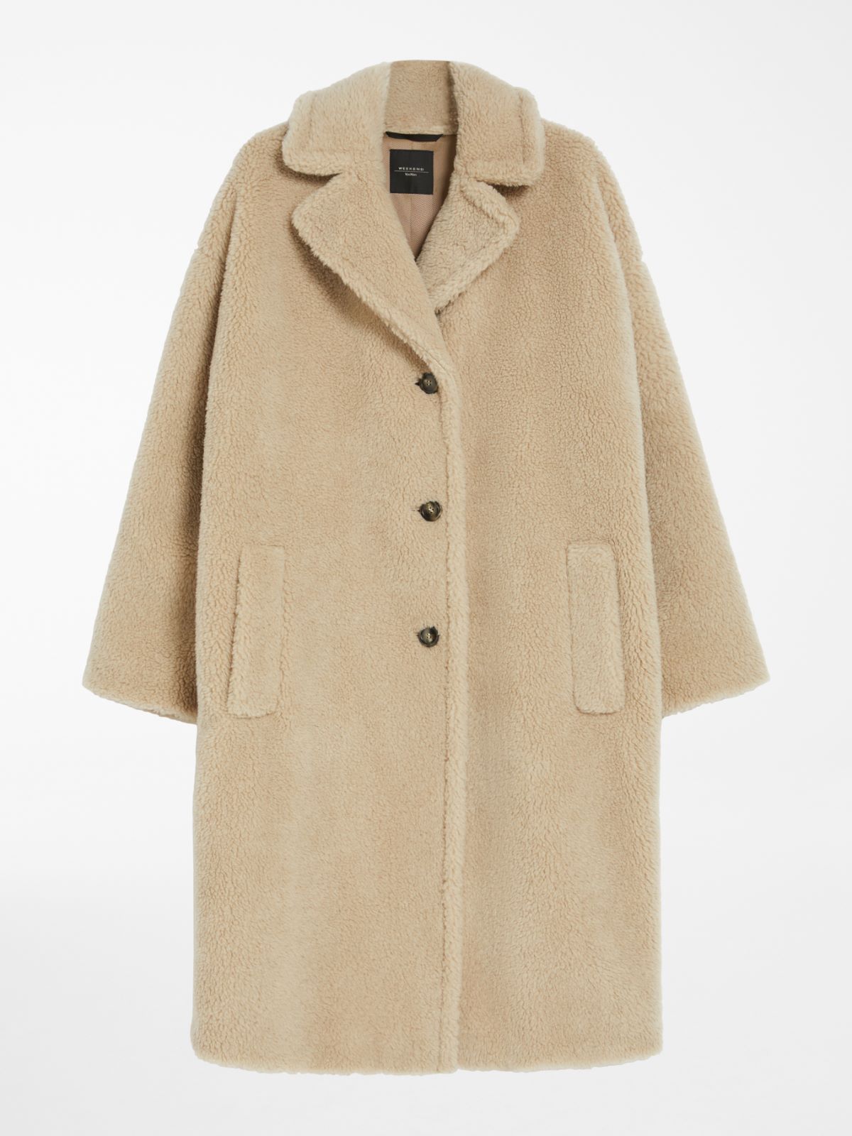 Fur-look wool-blend coat Weekend Maxmara Fur-look wool-blend coat Weekend Maxmara