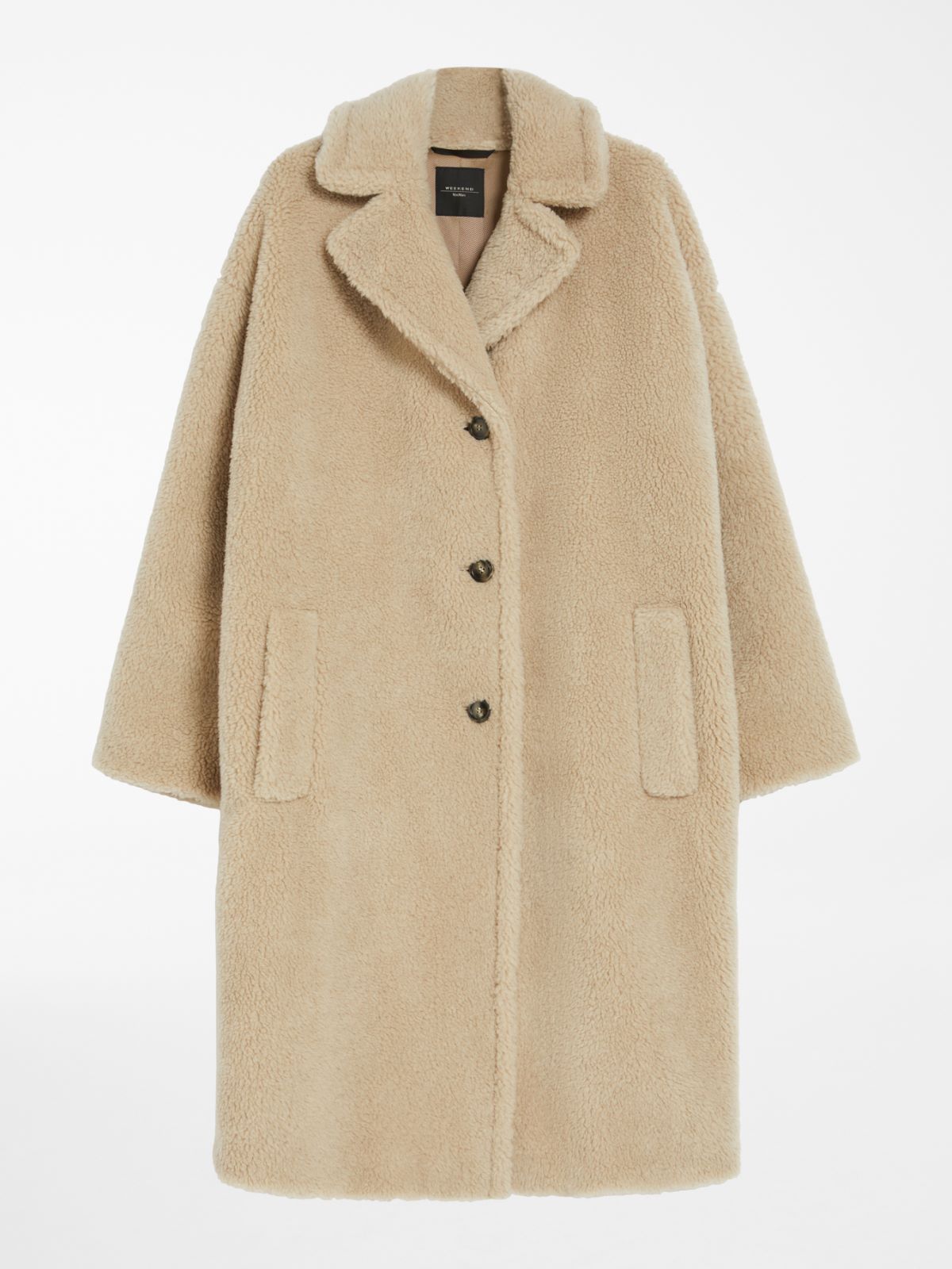 Fur-look wool-blend coat Weekend Maxmara