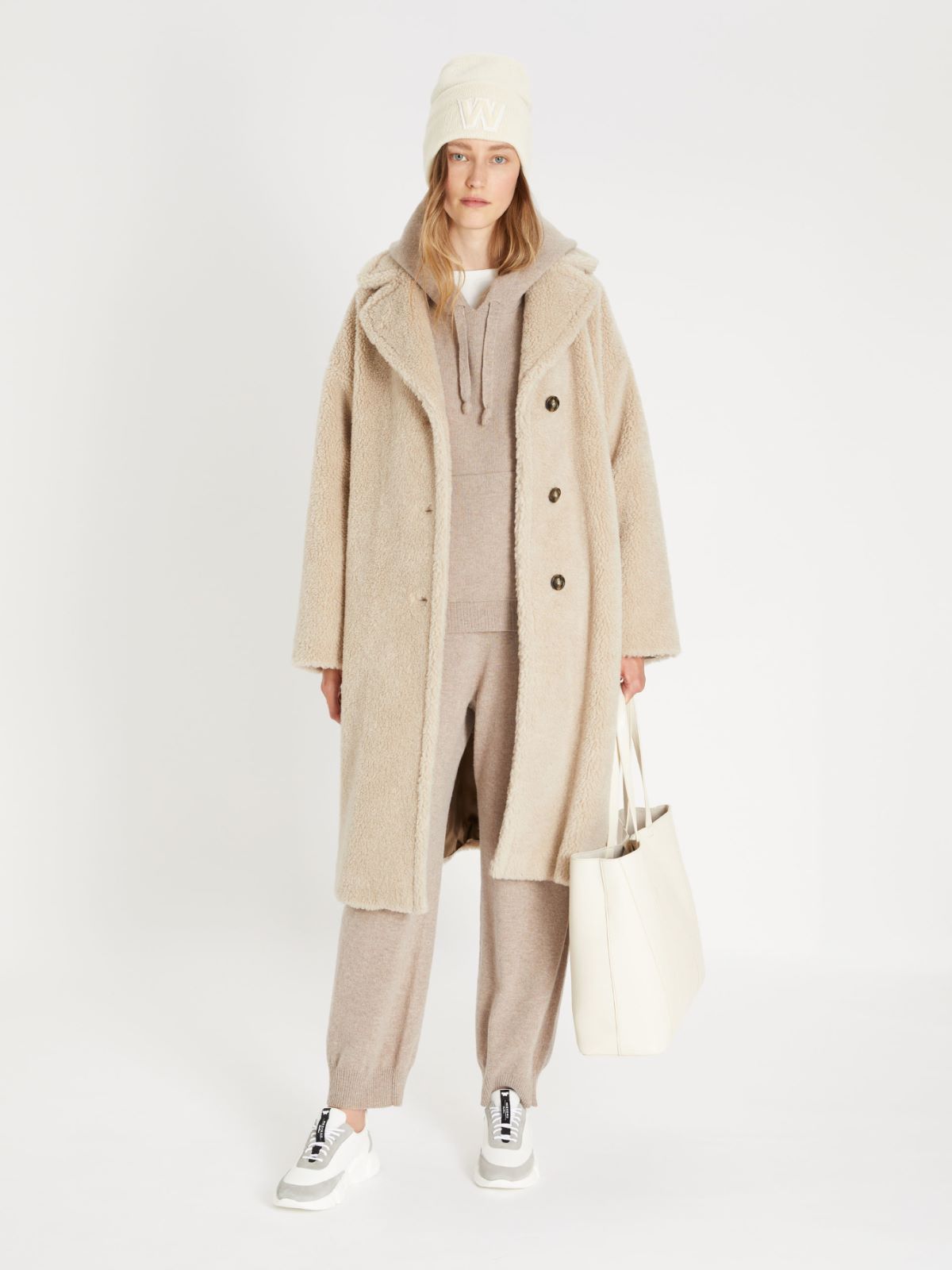 Fur-look wool-blend coat Weekend Maxmara Fur-look wool-blend coat Weekend Maxmara