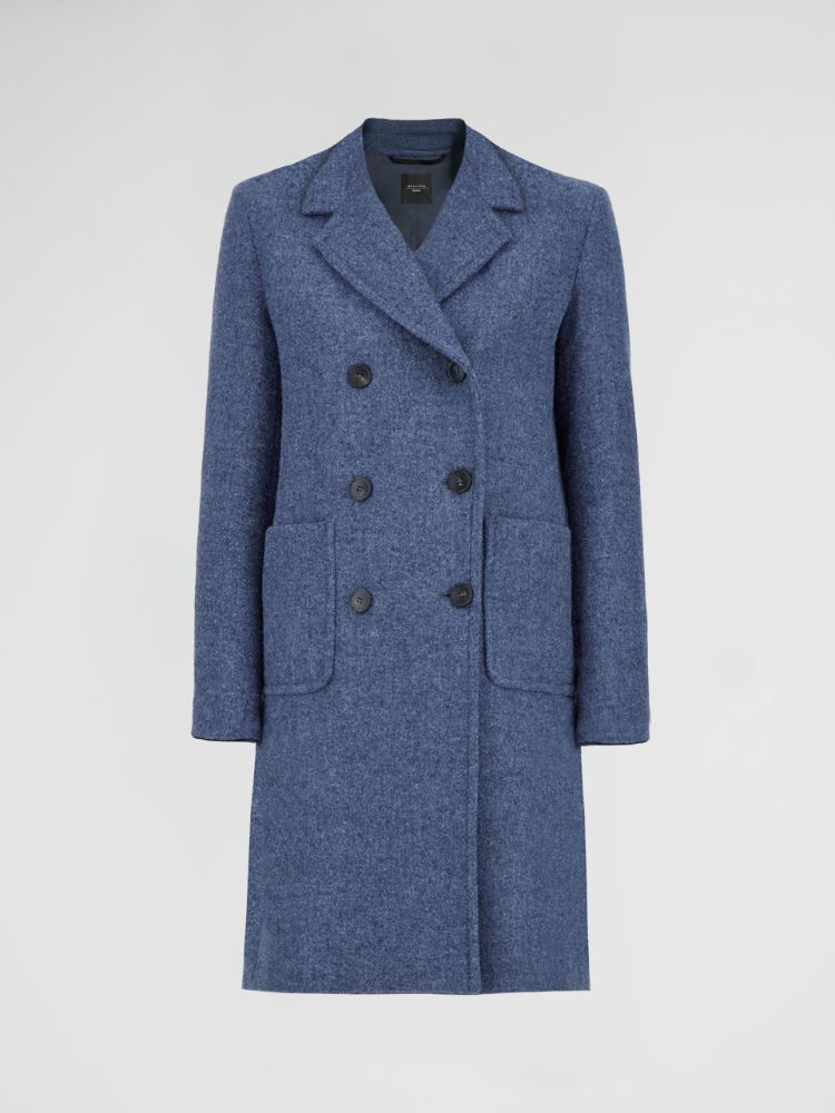 Harris Tweed® wool coat, oil - Weekend Max Mara