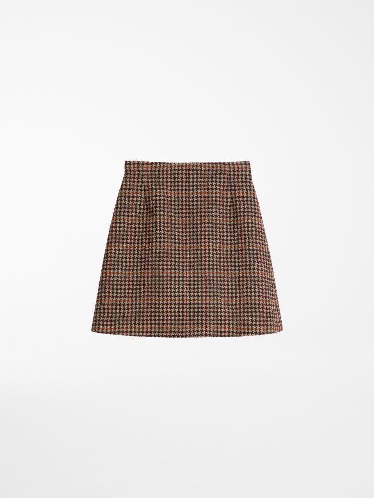 Wool-blend skirt, bordeaux - Weekend Max Mara