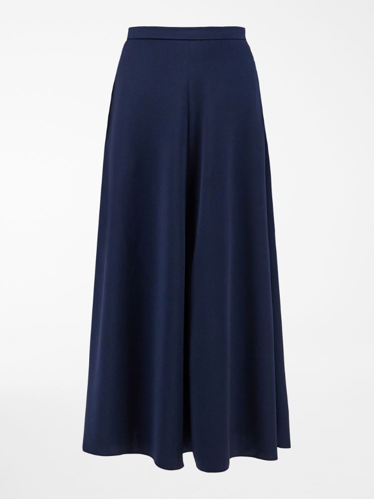 Satin skirt, navy - Weekend Max Mara