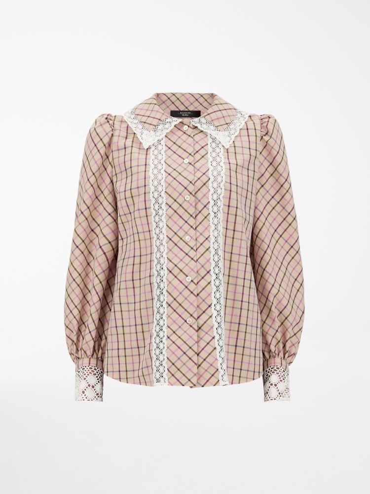 Cotton twill shirt, sand - Weekend Max Mara