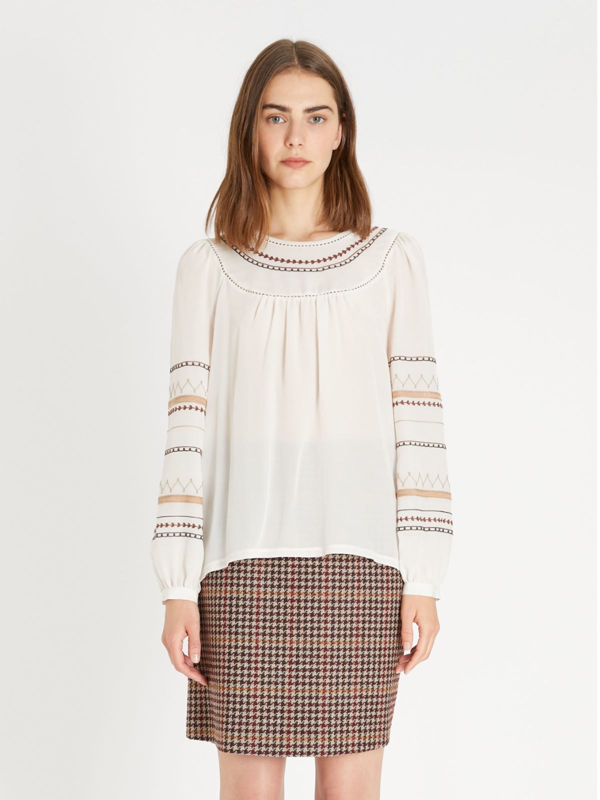 Silk crepe de chine blouse Weekend Maxmara Silk crepe de chine blouse Weekend Maxmara
