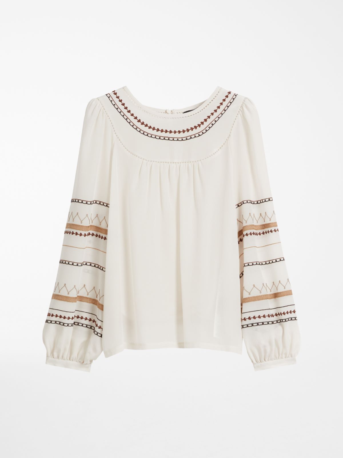 Silk crepe de chine blouse Weekend Maxmara Silk crepe de chine blouse Weekend Maxmara