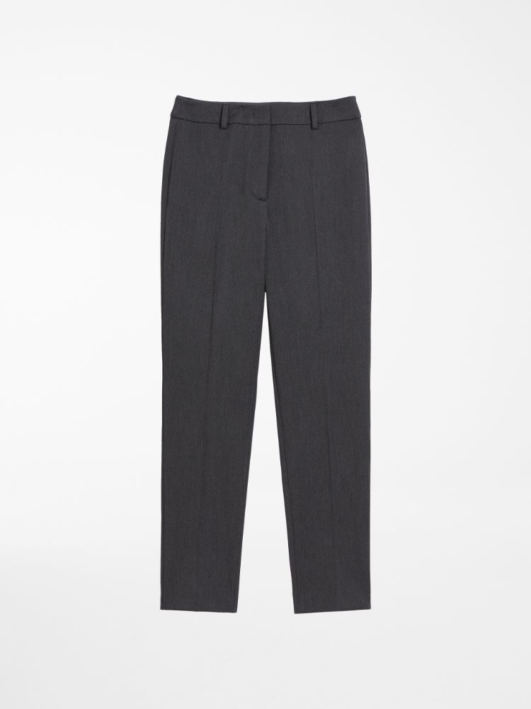 Stretch gabardine trousers, dark grey - Weekend Max Mara