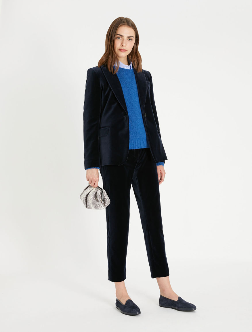 Cotton velvet trousers Weekend Maxmara Cotton velvet trousers Weekend Maxmara