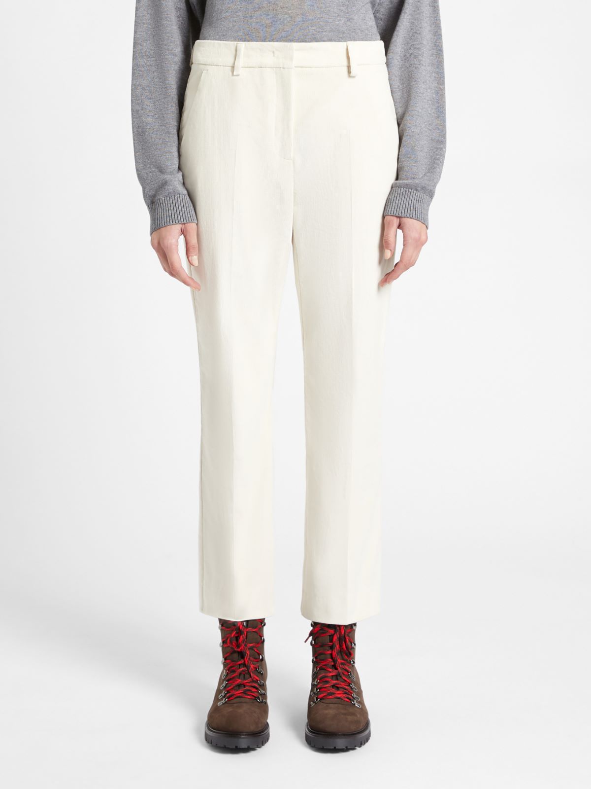 Cotton velvet trousers Weekend Maxmara Cotton velvet trousers Weekend Maxmara