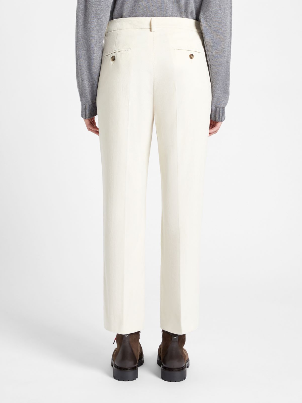 Cotton velvet trousers Weekend Maxmara