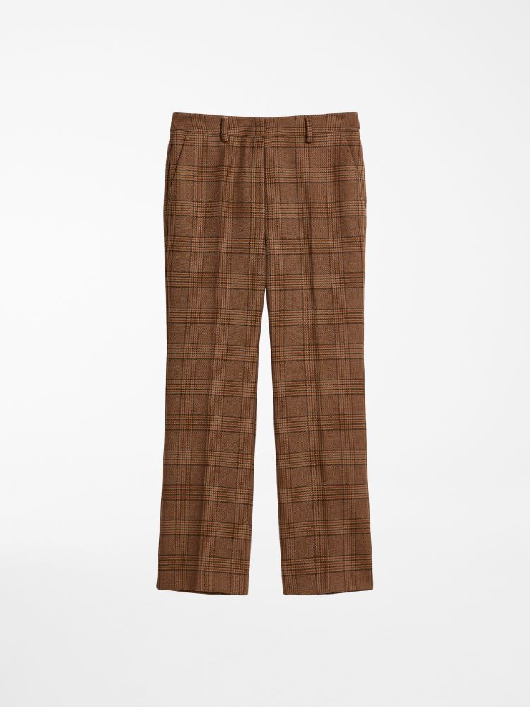 Wool twill trousers, caramel - Weekend Max Mara
