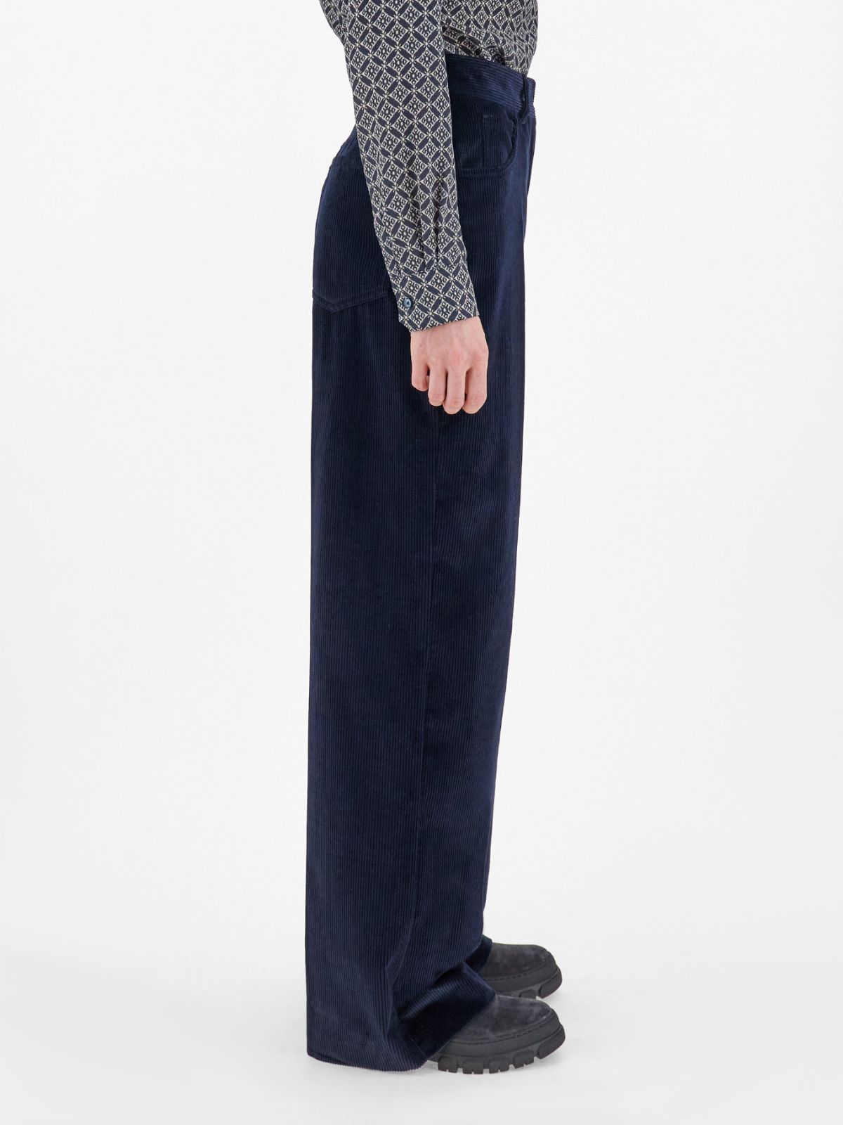 Cotton velvet trousers Weekend Maxmara Cotton velvet trousers Weekend Maxmara