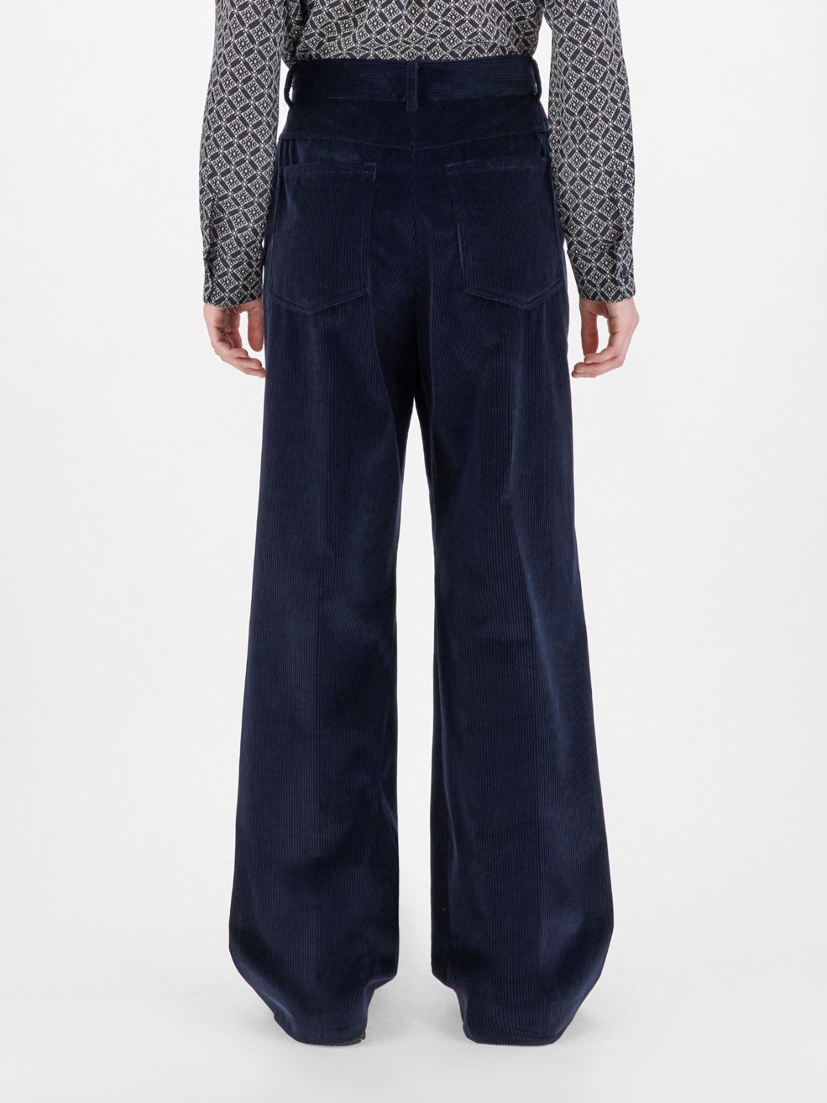 Cotton velvet trousers Weekend Maxmara Cotton velvet trousers Weekend Maxmara