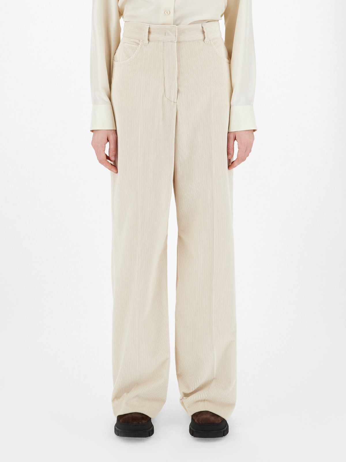 Cotton velvet trousers Weekend Maxmara Cotton velvet trousers Weekend Maxmara