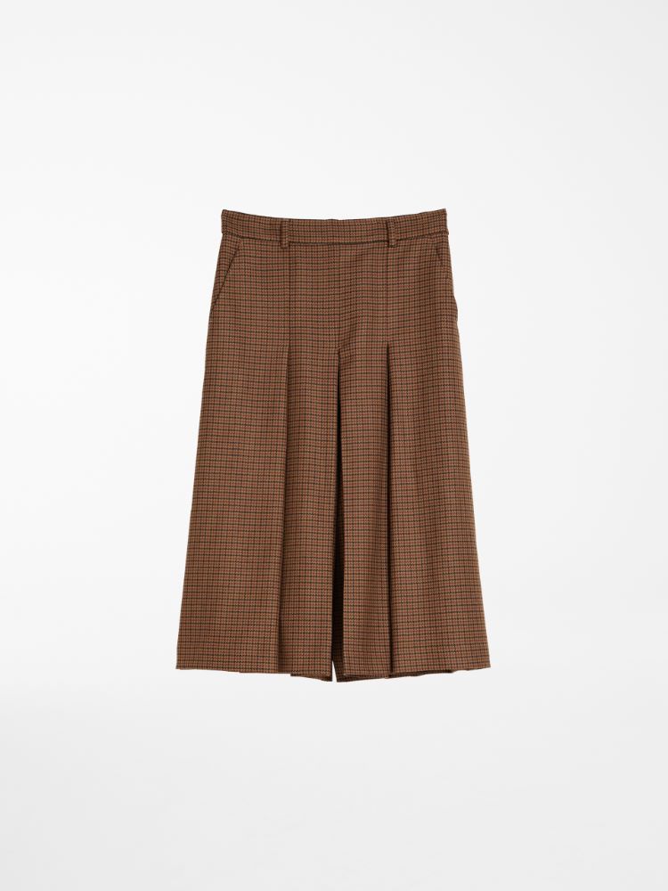 Wool twill trousers, caramel - Weekend Max Mara