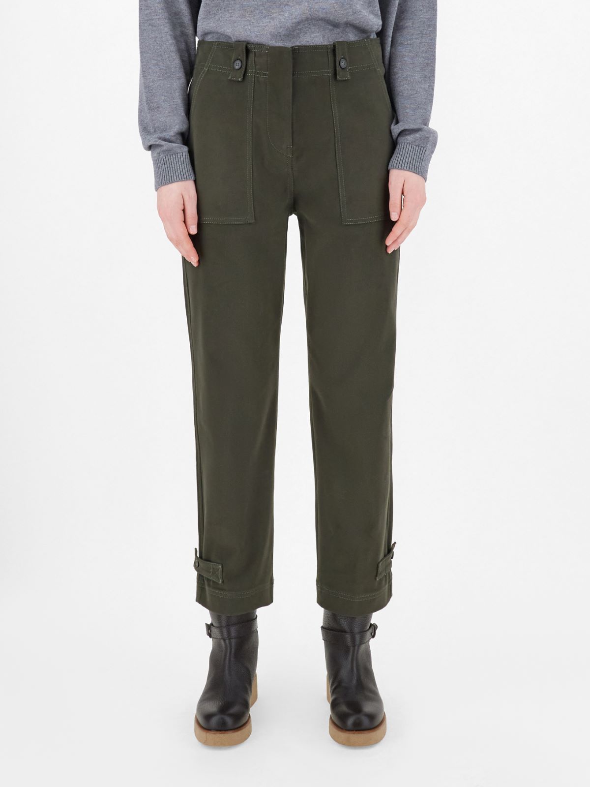 Cotton drill trousers Weekend Maxmara Cotton drill trousers Weekend Maxmara