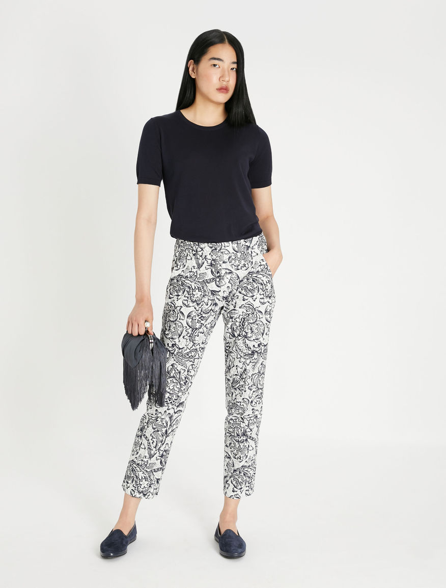 Cotton faille trousers Weekend Maxmara Cotton faille trousers Weekend Maxmara