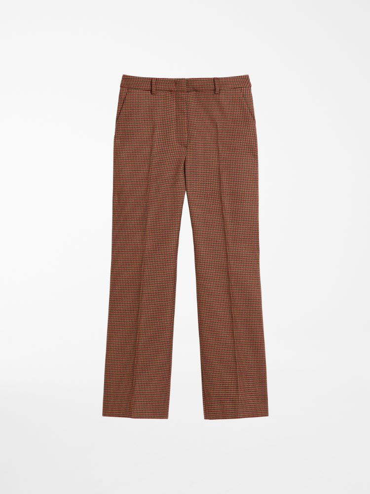 Wool twill trousers, red - Weekend Max Mara