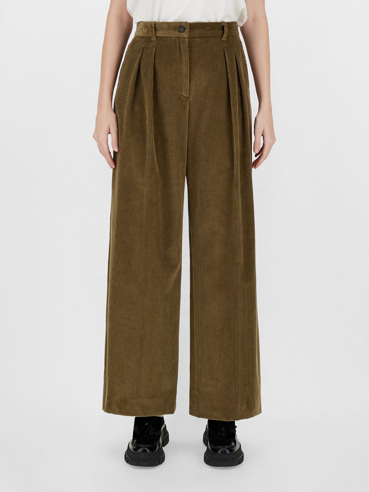 Cotton velvet trousers Weekend Maxmara Cotton velvet trousers Weekend Maxmara
