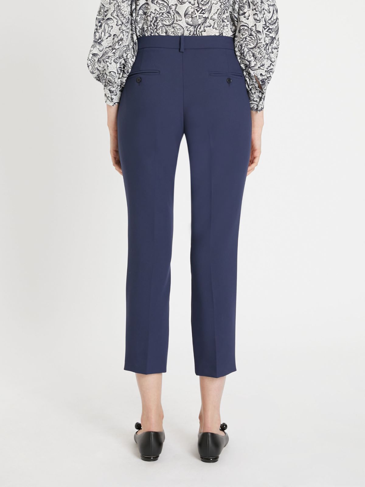 Double-layer viscose canvas trousers  Weekend Maxmara
