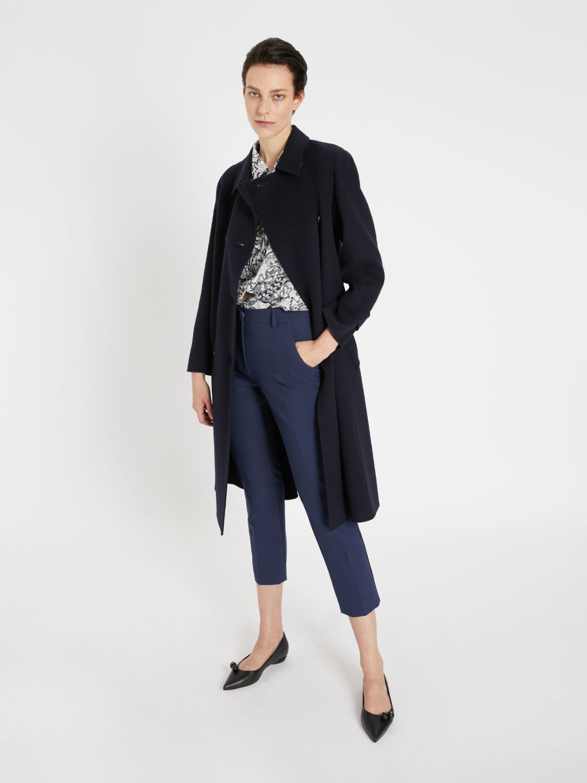 Double-layer viscose canvas trousers  Weekend Maxmara