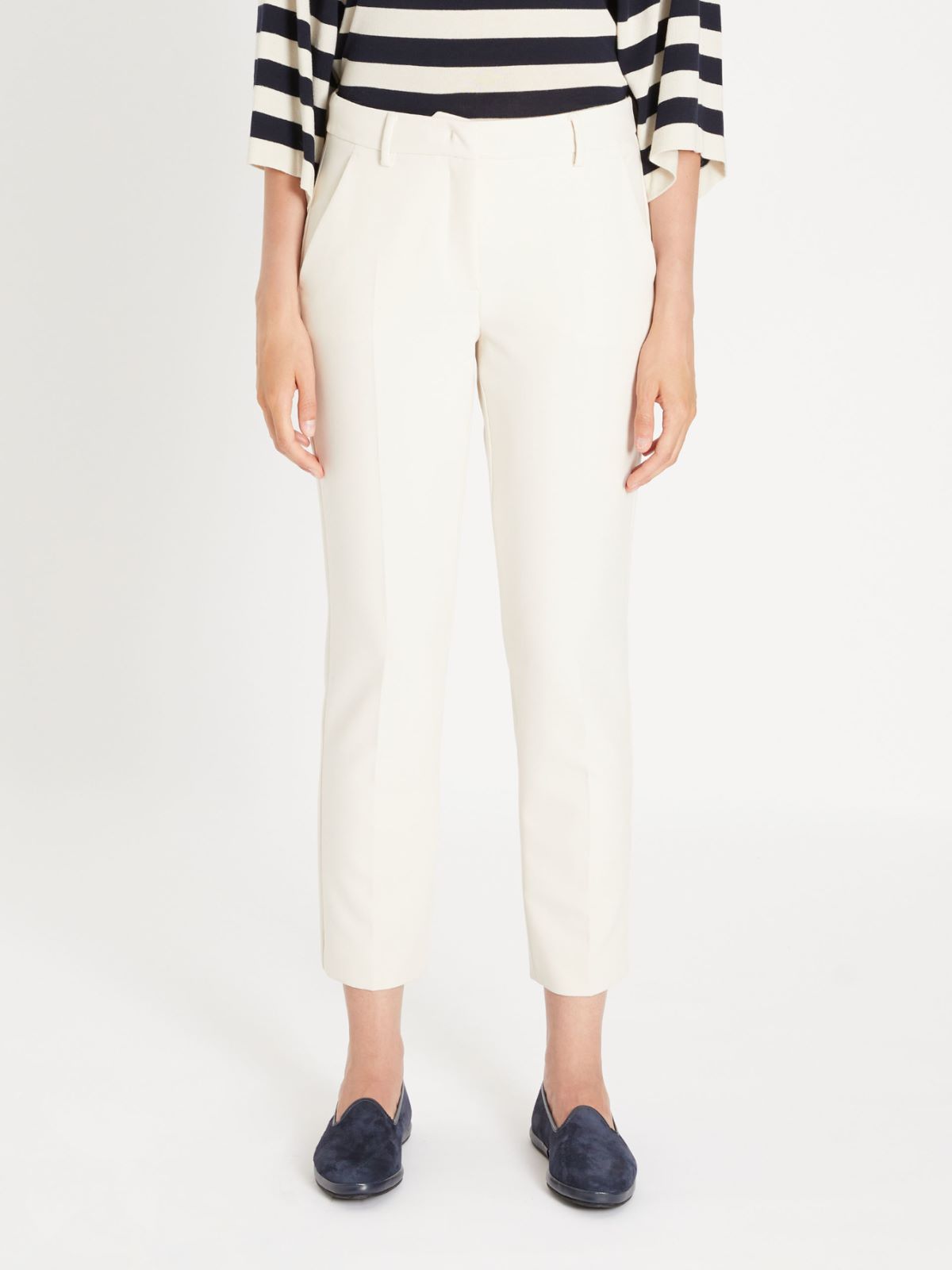 Double-layer viscose canvas trousers Weekend Maxmara Double-layer viscose canvas trousers Weekend Maxmara