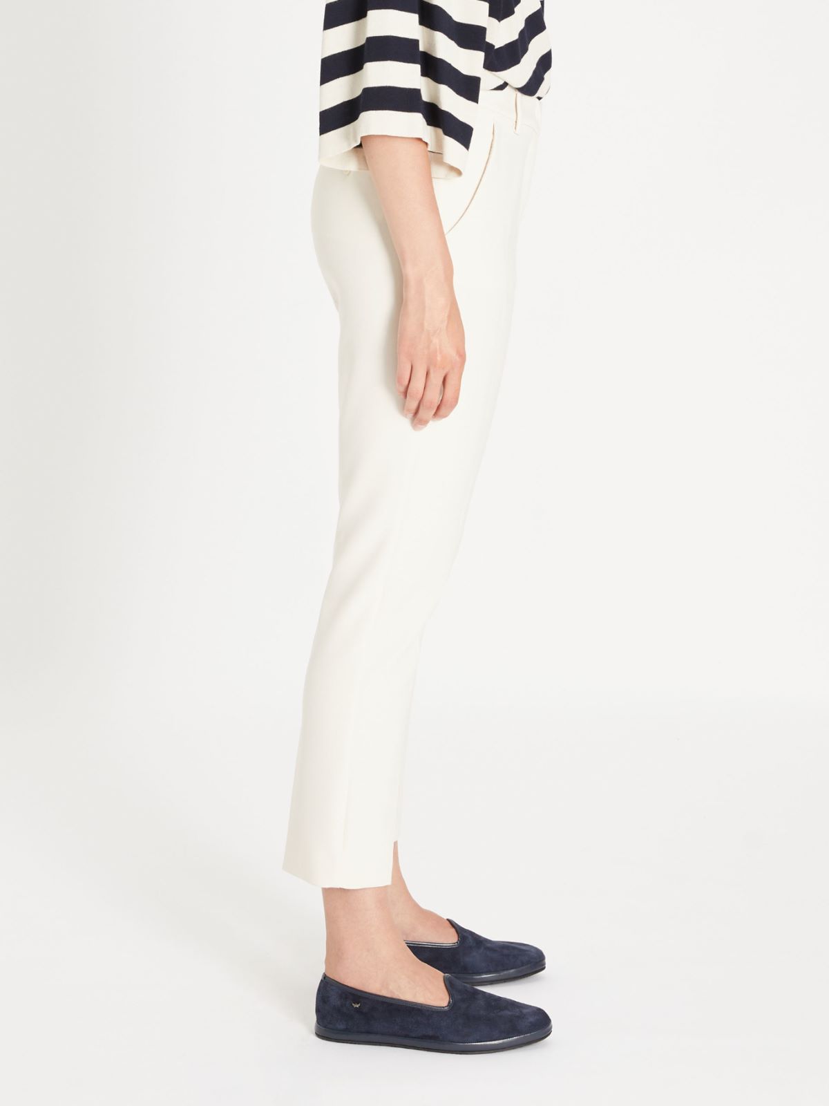 Double-layer viscose canvas trousers Weekend Maxmara Double-layer viscose canvas trousers Weekend Maxmara